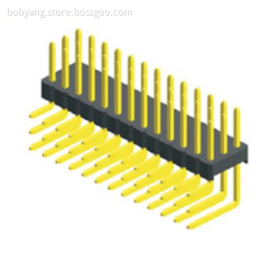 2.54 mm Pin Header Three Row Angle